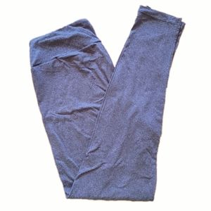 Lularoe OS Heather Purple Leggings